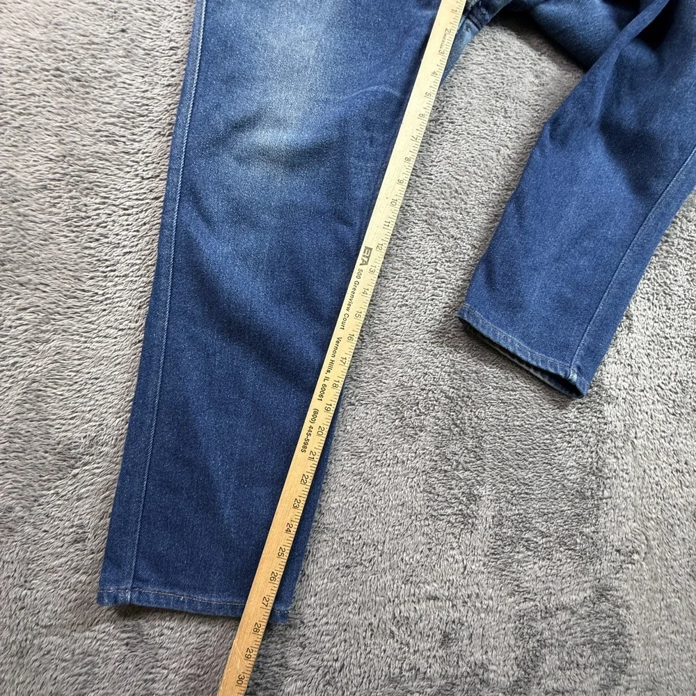 Vintage 80's Levis Levi's Orange Tab 505 Straight Leg USA Denim Jeans 33x28.75